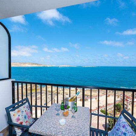 Islet Promenade Seafront 1 Bedroom Apartment With Sea View Balcony By Getawaysmalta Сейнт Полс Бей Екстериор снимка