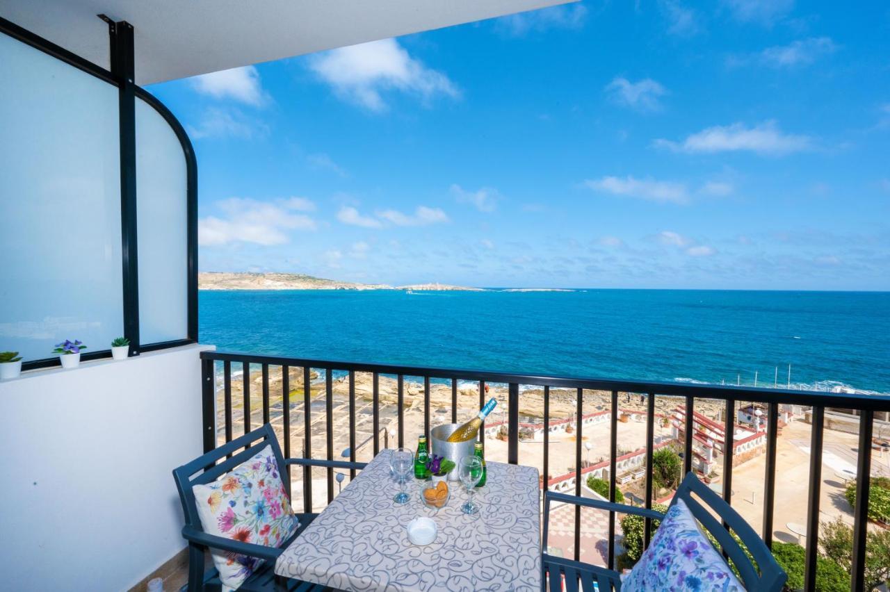 Islet Promenade Seafront 1 Bedroom Apartment With Sea View Balcony By Getawaysmalta Сейнт Полс Бей Екстериор снимка