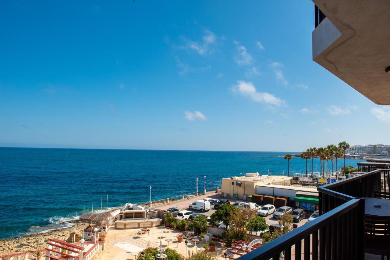 Islet Promenade Seafront 1 Bedroom Apartment With Sea View Balcony By Getawaysmalta Сейнт Полс Бей Екстериор снимка