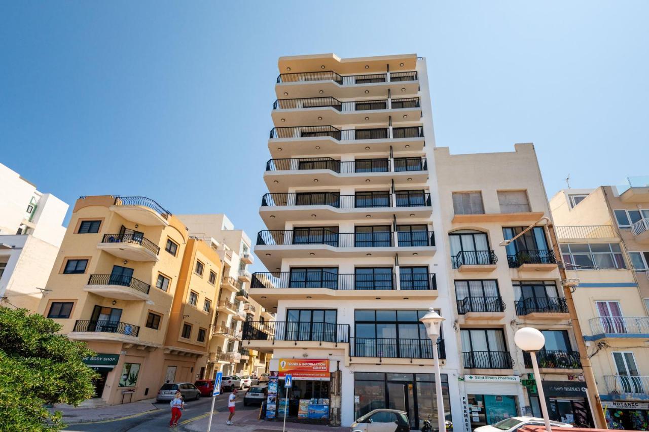 Islet Promenade Seafront 1 Bedroom Apartment With Sea View Balcony By Getawaysmalta Сейнт Полс Бей Екстериор снимка