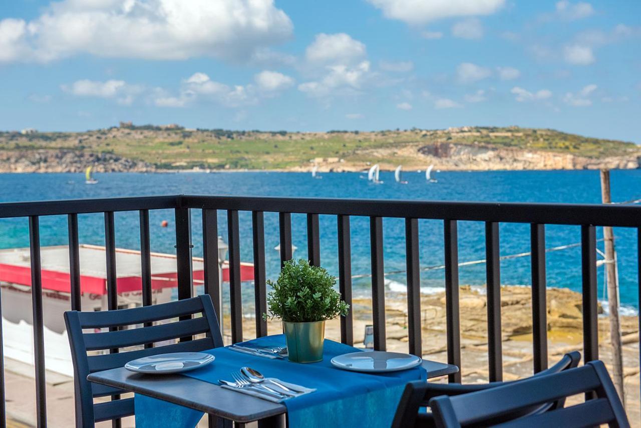 Islet Promenade Seafront 1 Bedroom Apartment With Sea View Balcony By Getawaysmalta Сейнт Полс Бей Екстериор снимка